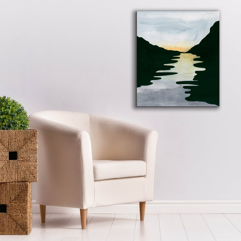  «Elizabeth's River 2» par Alicia Longley, art mural sur toile, 26 po x 30 po, H 30 po x l 26 po