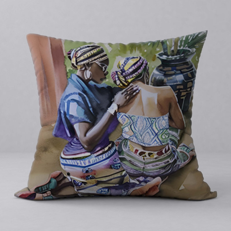 Reversible Throw Pillow