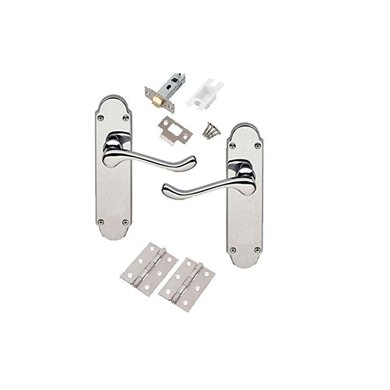 Golden Grace 1 Set Epsom Design Victorian Scroll Door Handle