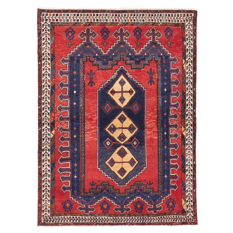Tapis rouge Melis 4 pi 10 po x 6 pi 6 po