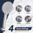 Rain Dual Shower Head 1.8 GPM with Aerating-89202318