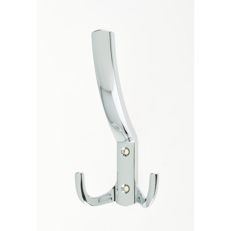 Boxvale Metal Wall Wall Hook, Polished Chrome