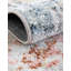 Tapis gris / bleu marine / taupe en polyester tissé à la machine Massie-993444761