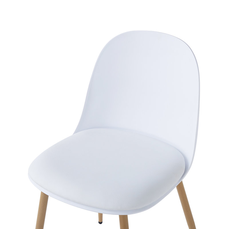 44.5cm H Upholstered Metal Side Chair