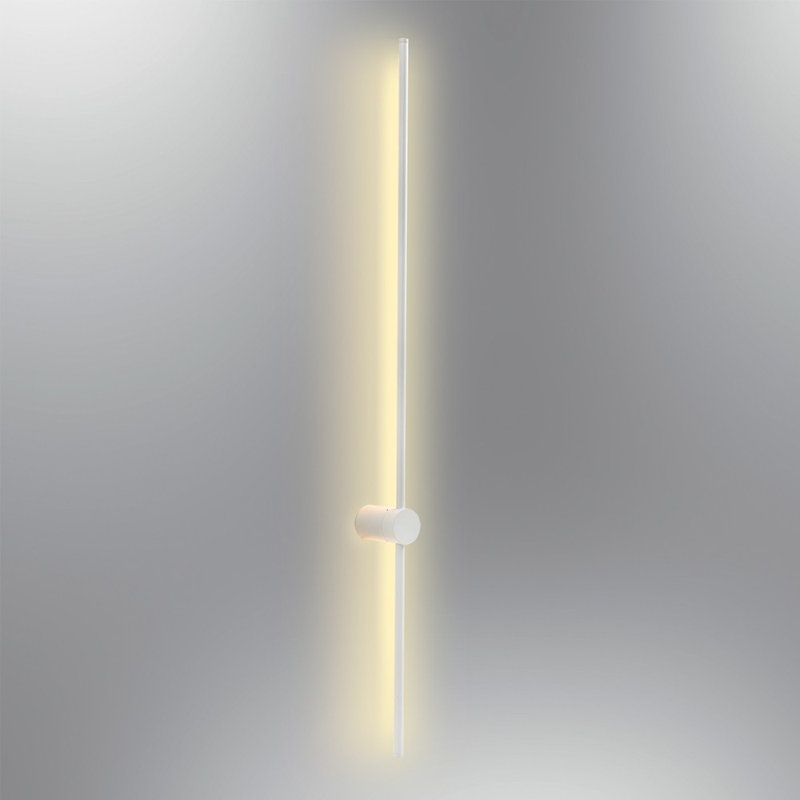 Éclairage à DEL en métal, Blanc, H 3,9 po x l 2,4 po x P 47,6 po