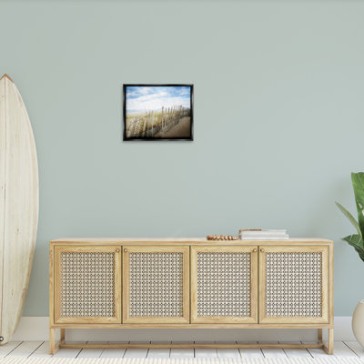 "Summer Beach Fence" par Graffitee Studios sur toile