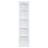 83.4"Tall Modern Corner Shelf,5 Tier Corner Bookcase With LED Light, Storage Standing Shelf Unit, Open Corner Plant Display Stand For Living Room,Wall Corner, Home Office