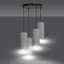 Ealidh 4 - Light Steel Cluster Pendant-746302292