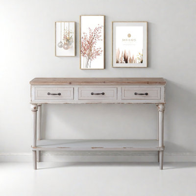 Retro Minimalist Art Console Table