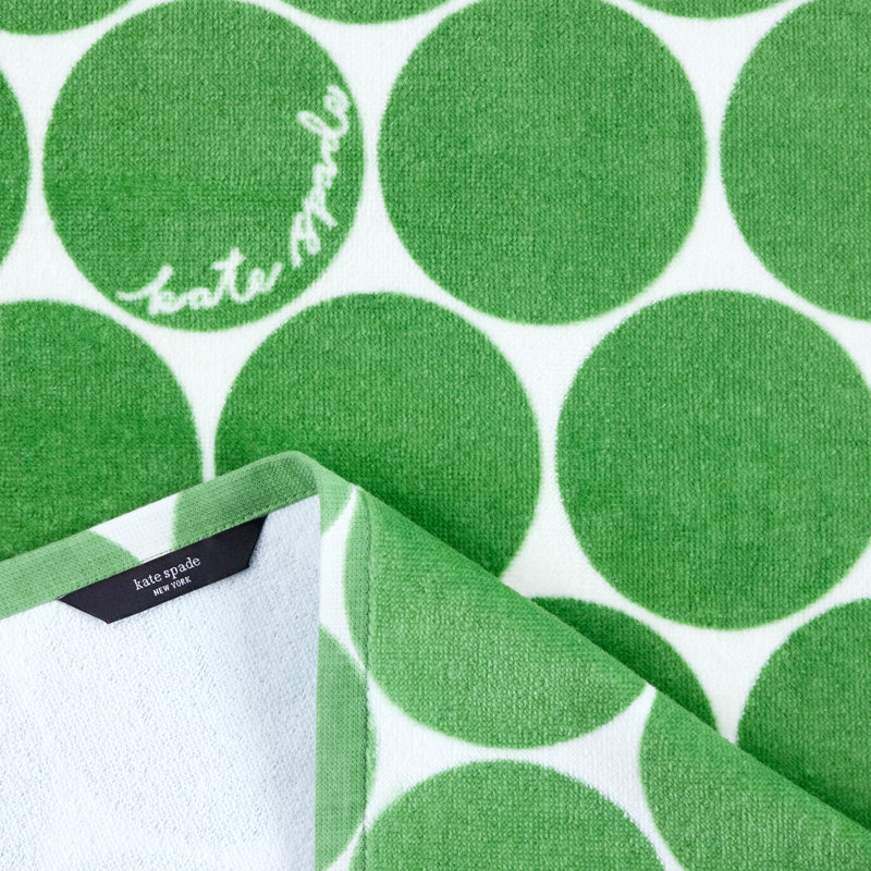 Loop And Dot Kitchen Towel Set, Green