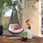  Balancelle de jardin en rotin tressé Abate-1189368422