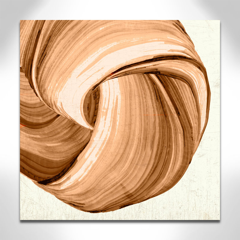 Orange Tango II imprimé par , 30'' W x 30'' H, Wrapped Canvas, No Frame