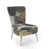 Ombre Black Polyester Blend 2 selected