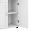 Grande armoire de salle de bain, armoires de rangement autoportantes avec 4 portes, tablettes réglables pour la cuisine, garde-manger