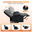 Causeuse inclinable surdimensionnée avec chauffeuse et massage-541177393