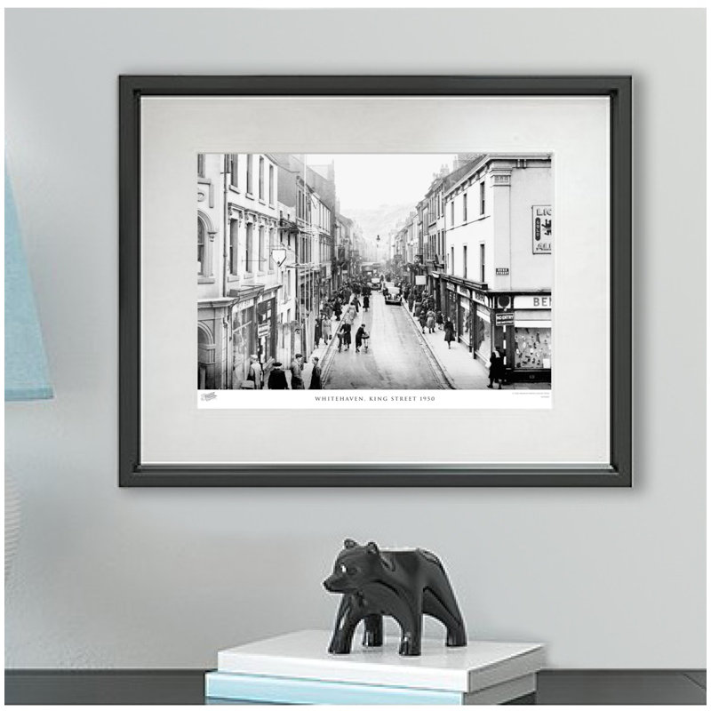 Whitehaven, King Street 1950 - Single Picture Frame Print, 45cm H x 60cm W x 2.3cm D