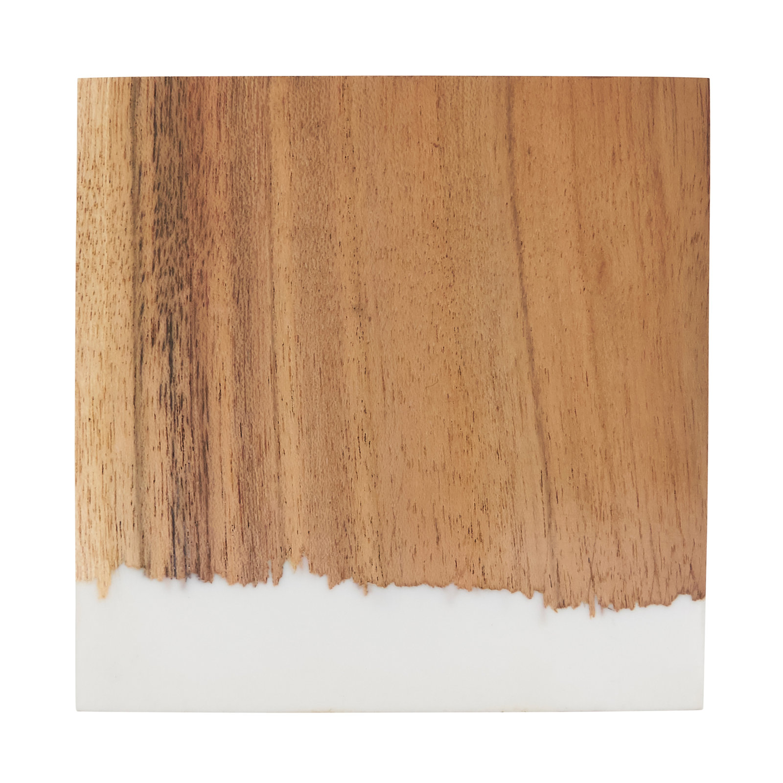 Brayson Glass Coasters with Wood and Resin