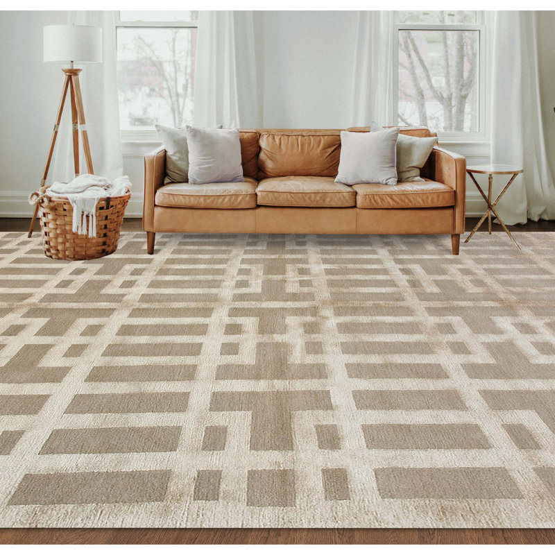 Geometric Area Rug, Rectangle 4' x 6'