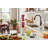 KitchenAid Corded Variable-Speed Immersion Blender in Empire Red with Blending Jar-49696362