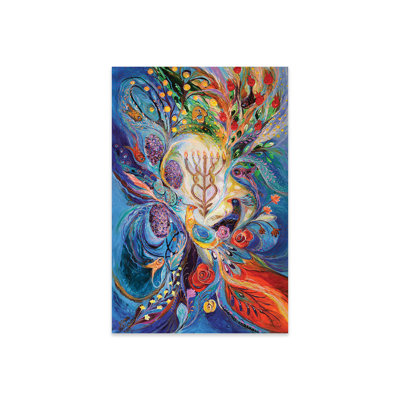 Sous la lumière de Menora II, impression sur verre acrylique