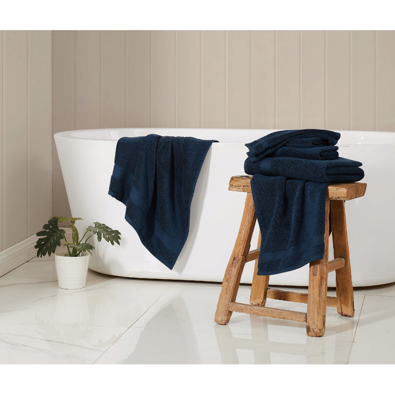Ensemble de serviettes 6 pièces Trely Soft, Marine