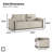 Riley Powered Storage Arm Stationary Sofa-166500713