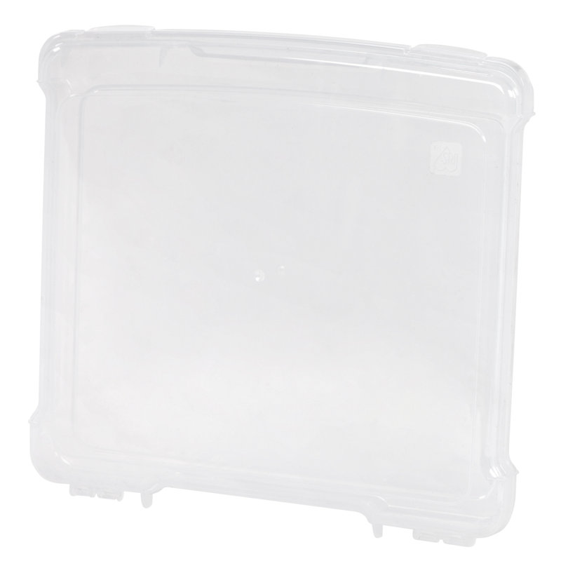 Clear Slim Stackable Lidded Project Case