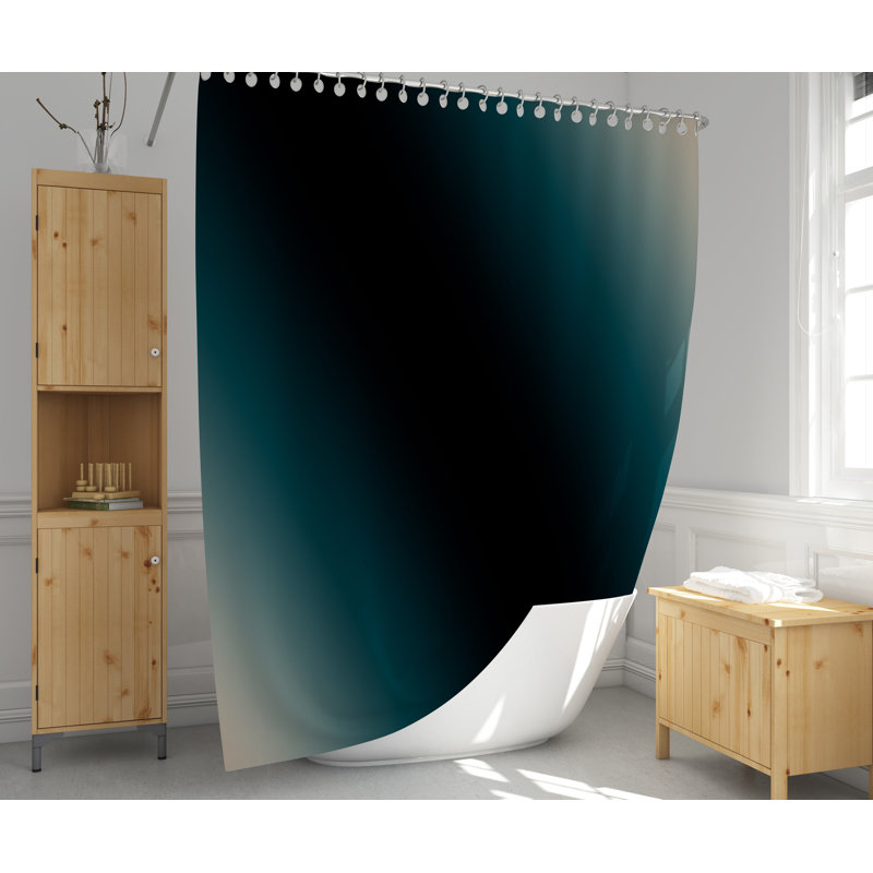 Rideau de douche simple Ombre, H 72 po x l 70 po
