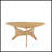 Blaze Triangle Wood Coffee Table