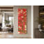 Fleurs d'amandier (variation rouge) - art mural sur toile-129916619