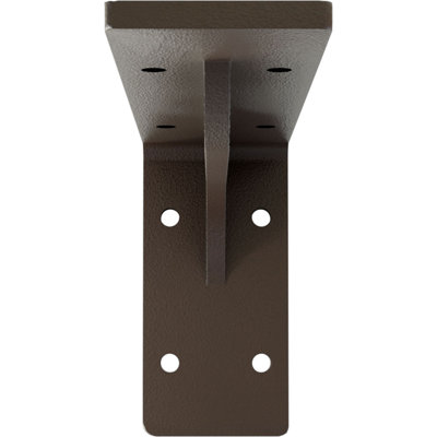 2"W x 8"D x 4 1/4"H Embrey Steel Bracket, Hammered Brown