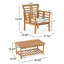 2 CHAISES CLUB CAYDON + TABLE