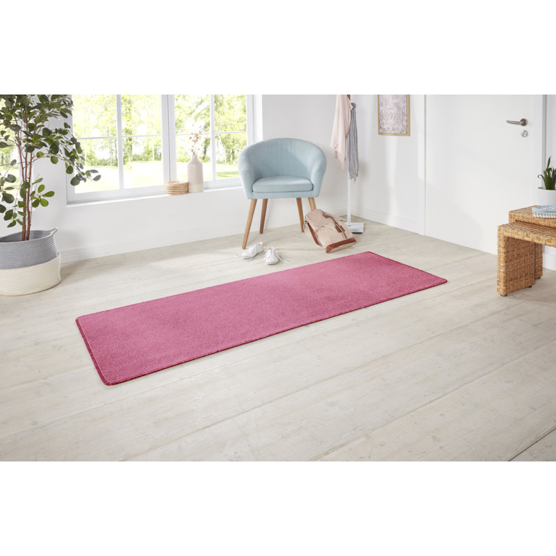 Nasty Tufted Pink Rug, Runner 80 x 300cm