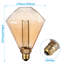 Ampoule à DEL décorative, ampoule Edison à intensité variable vintage, 3,5 W (13 W Eqv.), Culot E26, 2 000 K chaud, homologué UL