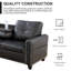 Canapé modulaire en cuir synthétique 3 pièces-824891716