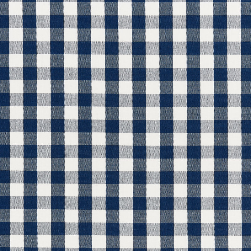 Tissu à carreaux en coton Elton, Bleu marine