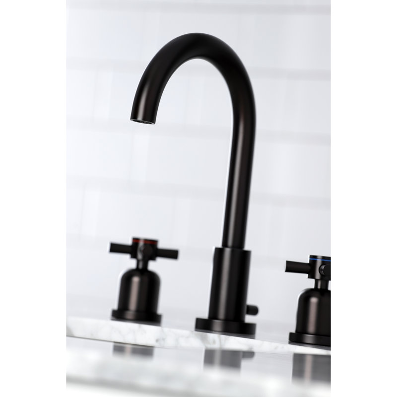 Robinet de salle de bain espacé Kingston, Bronze huilé