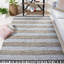 Tapis en cuir / jute / coton tissé à la main Vintage-821891352