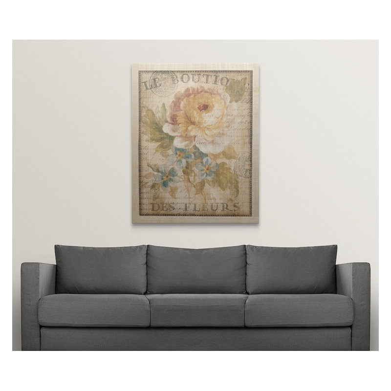 «Parisian Flowers I», Danhui Nai, impression, H 20 po x l 16 po x P 1,5 po, Toile