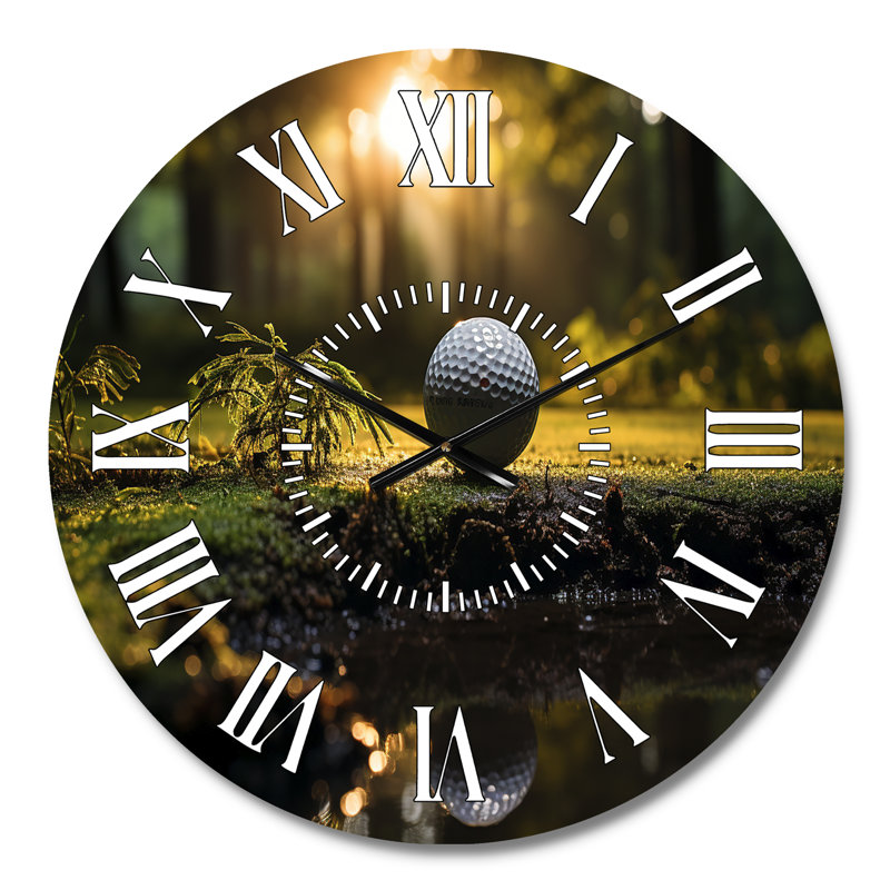 Horloge murale Golf Precision Putt II - Sports, Médium
