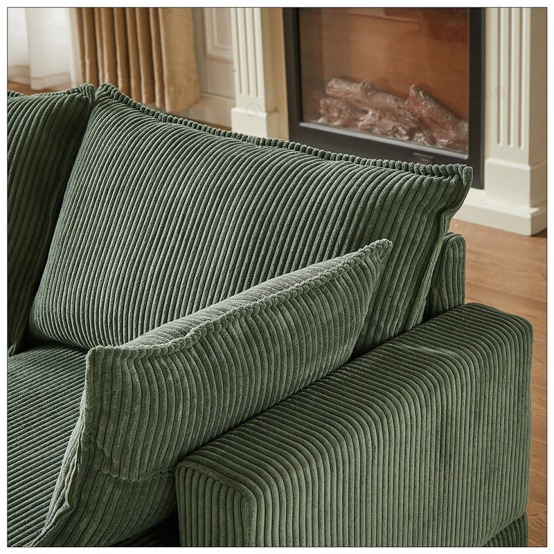Canapé modulaire 113,5 po Sectiona, Vert