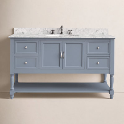 Hampton 60'' Single Bathroom Vanity with Top