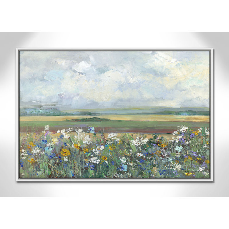 «Swampscott Far Afield Print» par Sally Swatland, H 25,5 po x l 37,5 po, Blanc