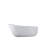 59'' x 30'' Freestanding Soaking Solid Surface Bathtub-90659975