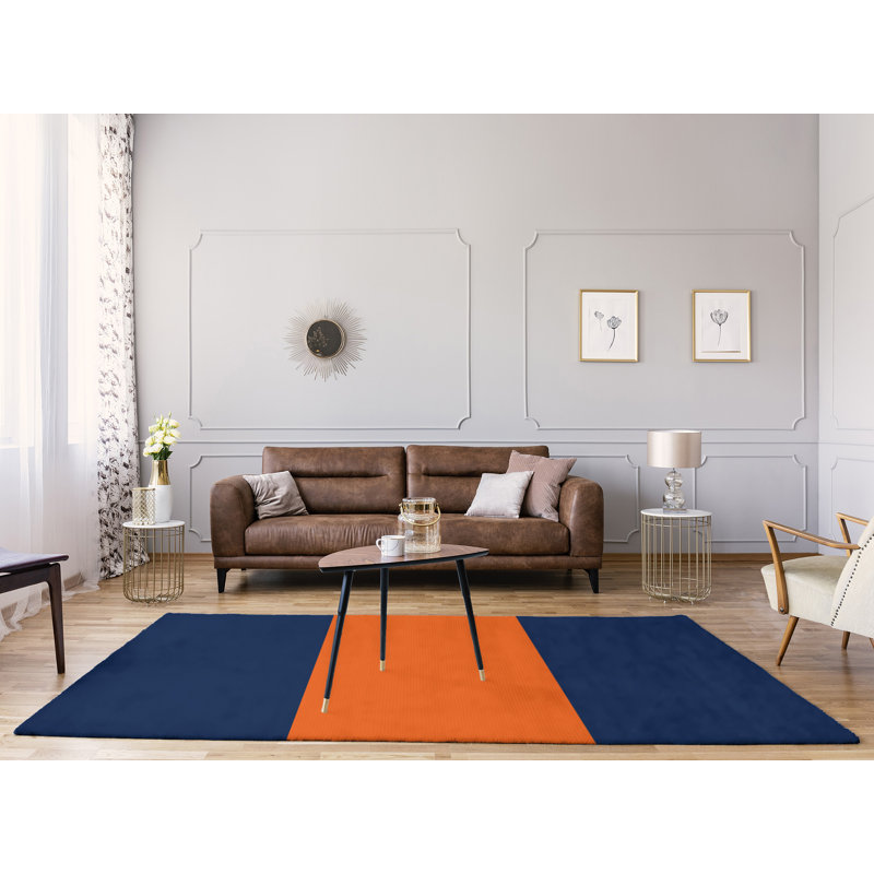 Flatweave Chenille Striped Indoor Rug, Rectangle 8' x 10'