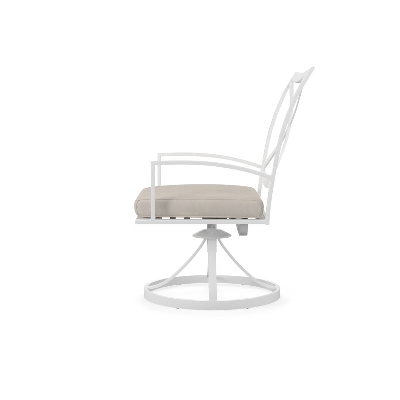 Bristol Outdoor Dining Armchair, Canvas Flax Sunbrella® Canvas