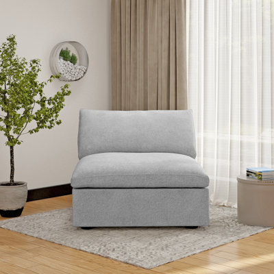 Linen Blend Slipcovered Chair