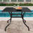 5-Piece Swivel Chairs and Square Table Set（Limited Time Free Umbrella）