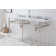 Water Creation Embassy 22'' Stone Oval Bathroom Sink with Faucet and Overflow