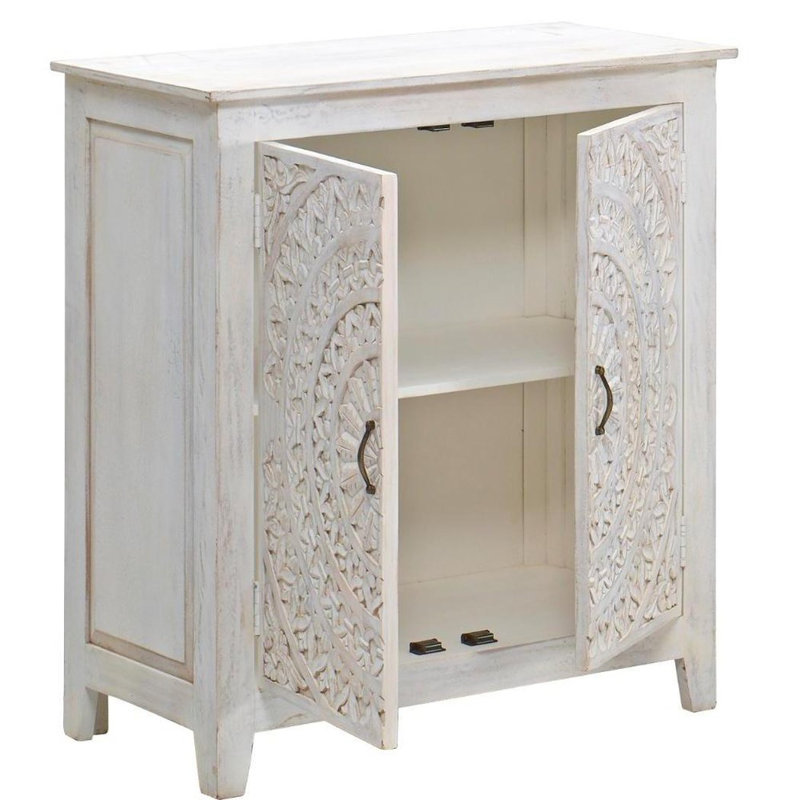 Solid Wood Accent Cabinet